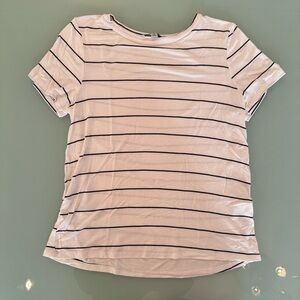 Green Envelope Los Angeles Striped Tee